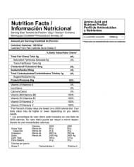 Best protein tabla nutricional