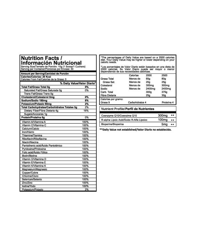 The one multivitamínico 30 servicios