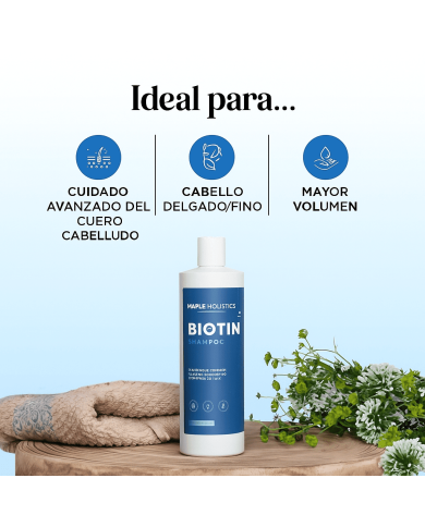 Shampoo Biotina y Romero Maple Holistics 236ml Shampoo Biotina y Romero Maple Holistics 236ml