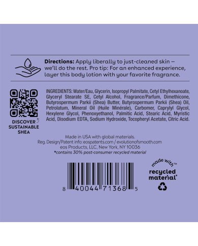 Crema Corporal EOS Shea Better Vainilla 473ml